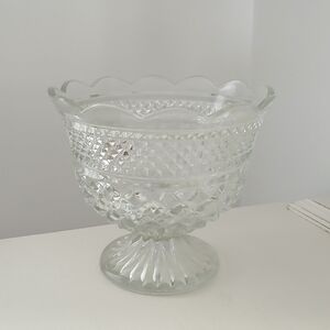 Vintage Anchor Hocking Footed Bowl